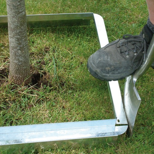 Bordure De Jardin En Métal Galvanisé Droite 118 X 4 X 9 Cm encequiconcerne Bordure Galvanisé