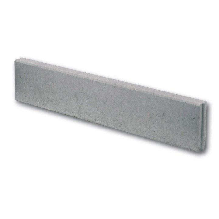 Bordure Droite P2 Béton Gris H 20 X L 100 Cm | Leroy pour Bordure De Jardin Leroy Merlin