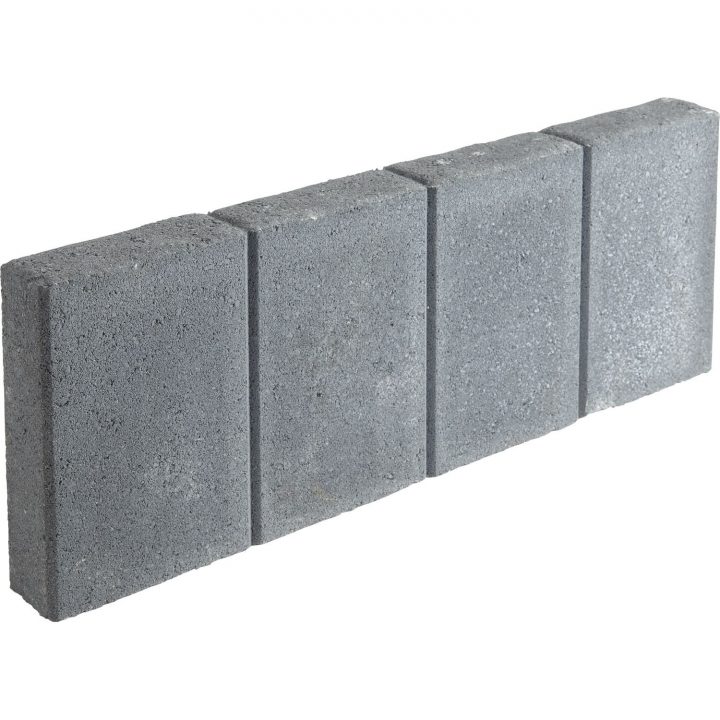 Bordure Droite Quadra, Béton Gris, H 20 X L 50Cm | Leroy pour Bordure De Jardin Leroy Merlin