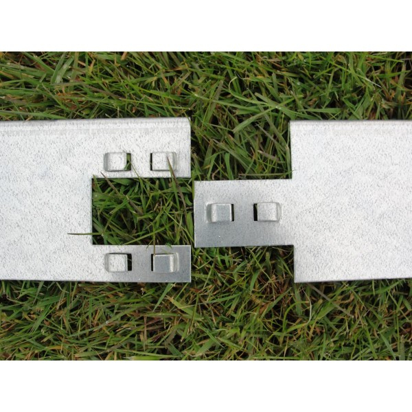 Bordure En Acier Galvanisé – 12Cm X 1,90M – 5 Pièces pour Bordure Galvanisé