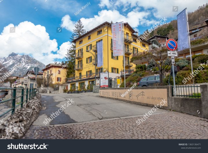 Bormio Italy 04082019 Hotel Meuble Nice Stock Photo (Edit avec Hotel Meublé Nice Bormio Italy 04082019 Hotel Meuble Nice Stock Photo (Edit avec Hotel Meublé Nice