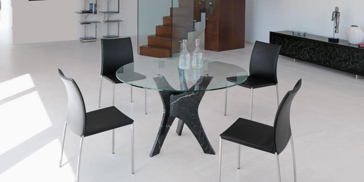 Brera Table De Salle À Manger Ronde avec Table Salle À Manger Design Italien