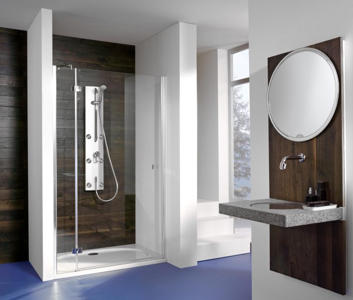 Breuer®-Dusche »Espira« – Drehtür Mit Festteil Für Nische dedans Breuer Salle De Bain