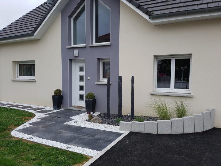 Bricolage : De L'Idée À La Réalisation. : Entrée Contemporaine destiné Aménagement Allée Entrée Maison