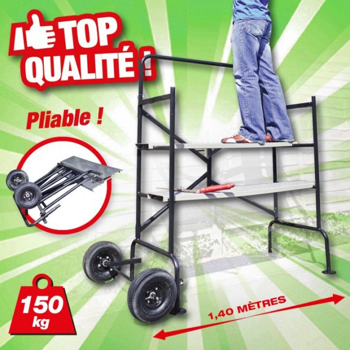 Bricolage Et Outillage : Echafaudage Sur Roues Largeur 140Cm pour Echafaudage Jardin Bricolage Et Outillage : Echafaudage Sur Roues Largeur 140Cm pour Echafaudage Jardin