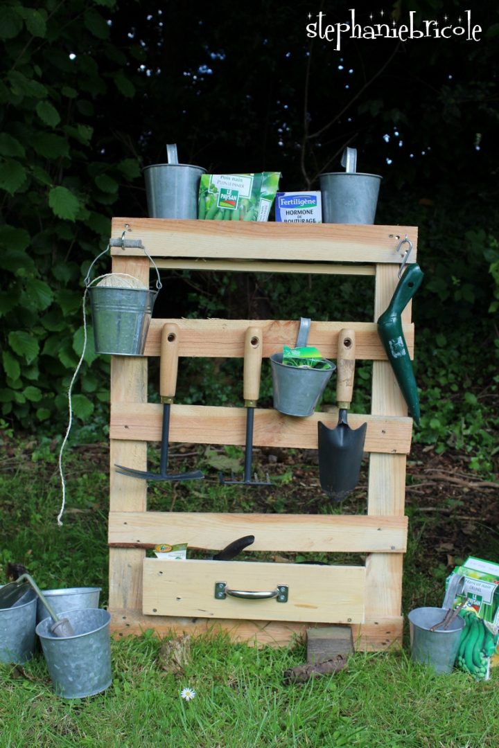 Bricoler Avec Des Palettes Et Faire Un Range Outils De intérieur Range Outils De Jardin Bricoler Avec Des Palettes Et Faire Un Range Outils De intérieur Range Outils De Jardin