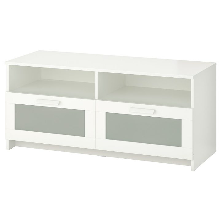Brimnes Tv Bench – White 120X41X53 Cm dedans Meuble Case Ikea