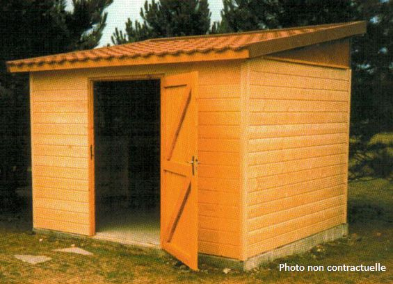 Brise Vue Bois: Plan Abris Jardin Ossature Bois 01 encequiconcerne Plan Cabane De Jardin