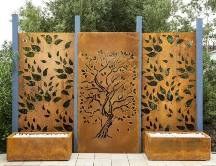 Brise Vue Jardin Et Déco En Acier Corten- 30 Idées à Paravent Extérieur Leroy Merlin Brise Vue Jardin Et Déco En Acier Corten- 30 Idées à Paravent Extérieur Leroy Merlin