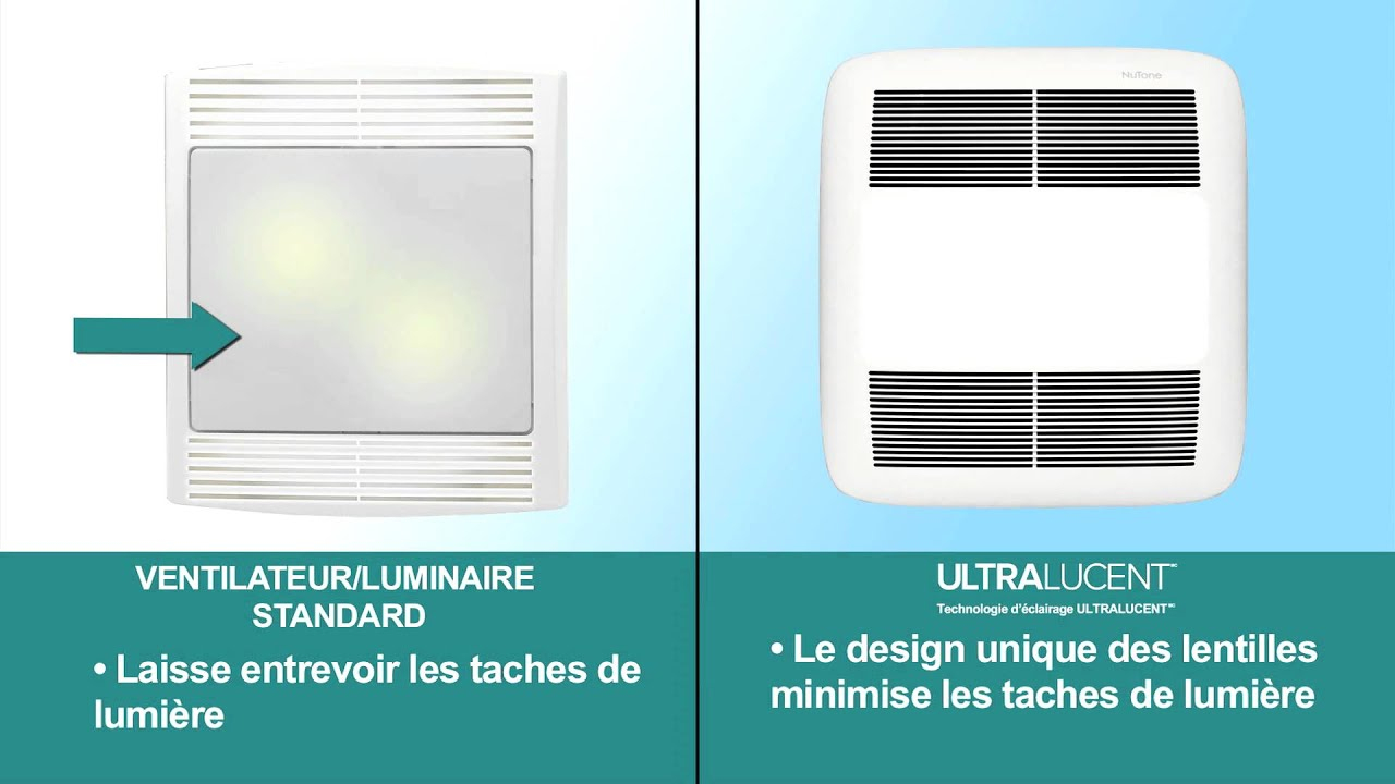 Broan-Nutone Ultralucent Technologie D'Éclairage destiné Ventilateur Salle De Bain Broan-Nutone Ultralucent Technologie D'Éclairage destiné Ventilateur Salle De Bain