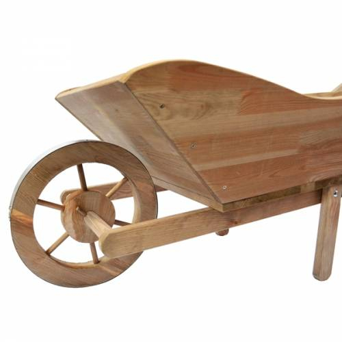 Brouette En Bois De Décoration Pour Jardin, Terrasse Et encequiconcerne Brouette Deco Jardin