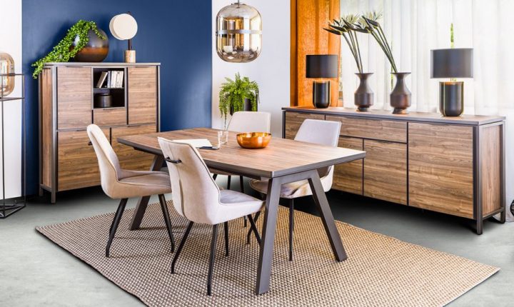 Buffet 4 Portes 2 Tiroirs Steel | Buffets | Monsieur Meuble encequiconcerne Monsieur Meuble Catalogue