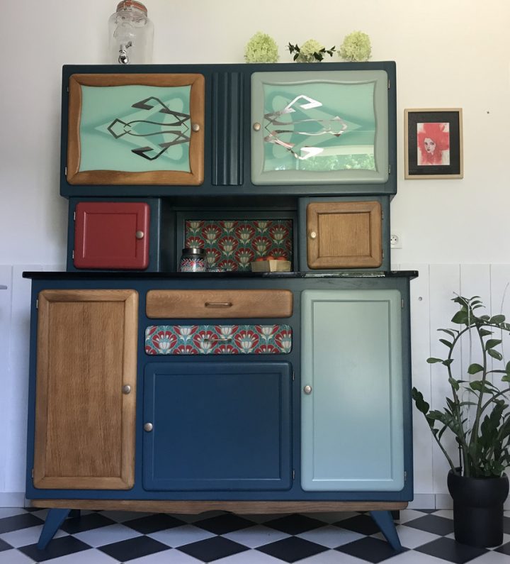 Buffet Vintage Léon – Restauration De Meubles Vintages – Nantes intérieur Meuble Vintage Nantes