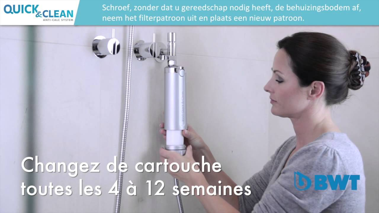 Bwt Quick &amp; Clean - Systéme Anti-Calcaire | Antikalk-Filtersysteem intérieur Filtre Anti Calcaire Douche