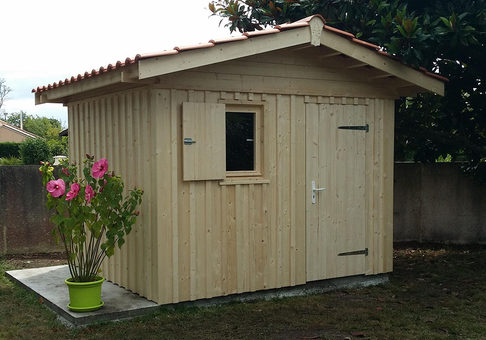 Cabane Bois Bardage - Mailleraye.fr Jardin concernant Abri De Jardin En Dur