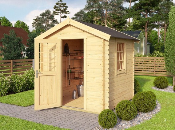 Cabane De Jardin Chester 4M2 – 28Mm encequiconcerne Abri Jardin 4M2