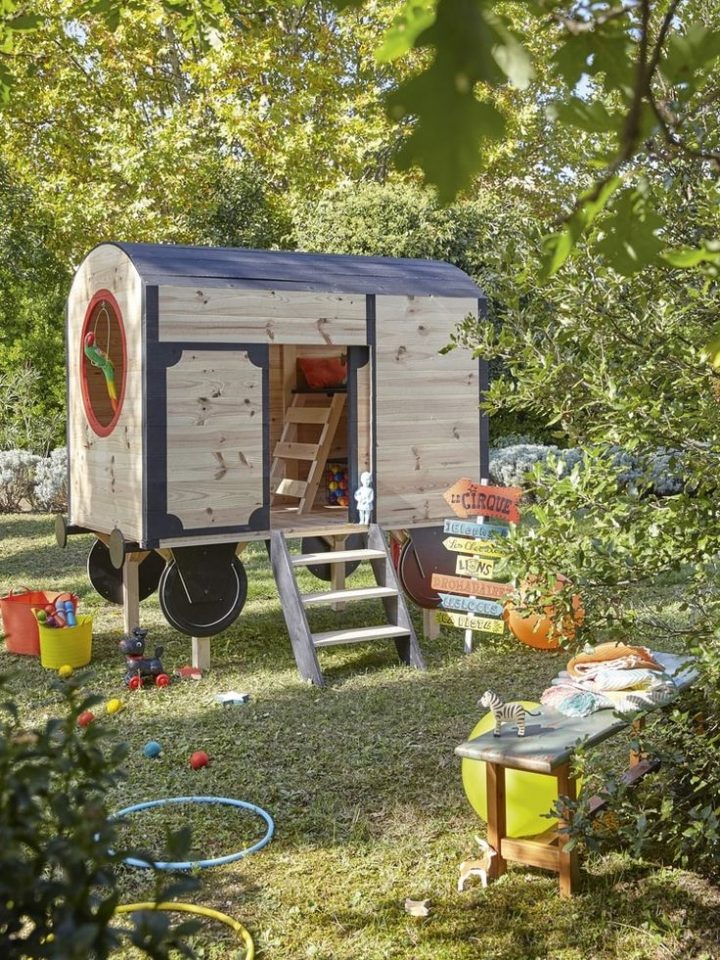 Cabane En Bois À Peindre De Leroy Merlin (Avec Images encequiconcerne Cabane De Jardin Leroy Merlin
