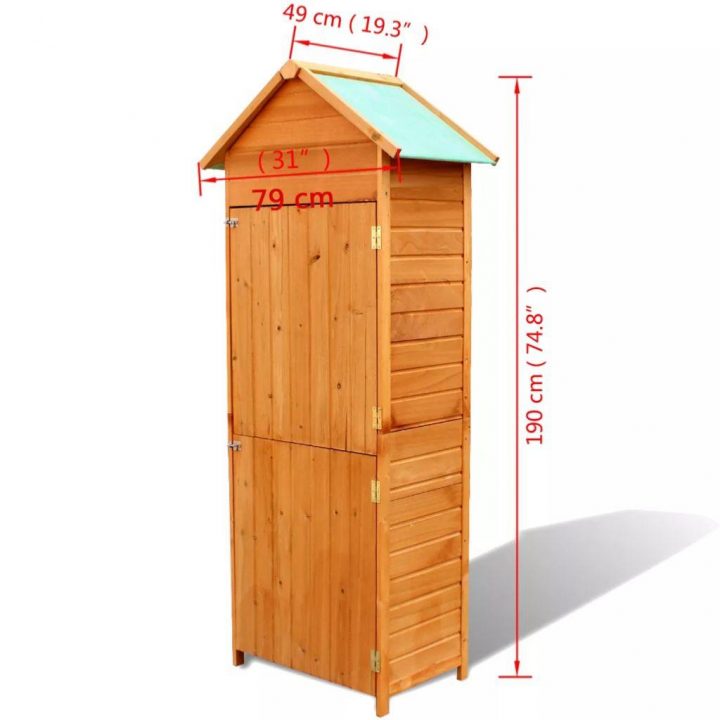 Cabanon De Jardin Adossable, En Bois à Abri Rangement