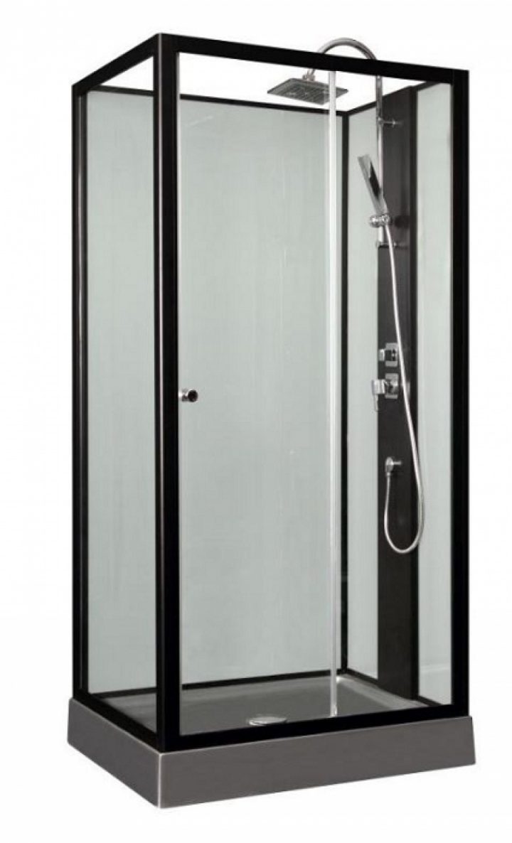 Cabine De Douche Astoria Gris 100X80 Cm pour Cabine De Douche 110X80