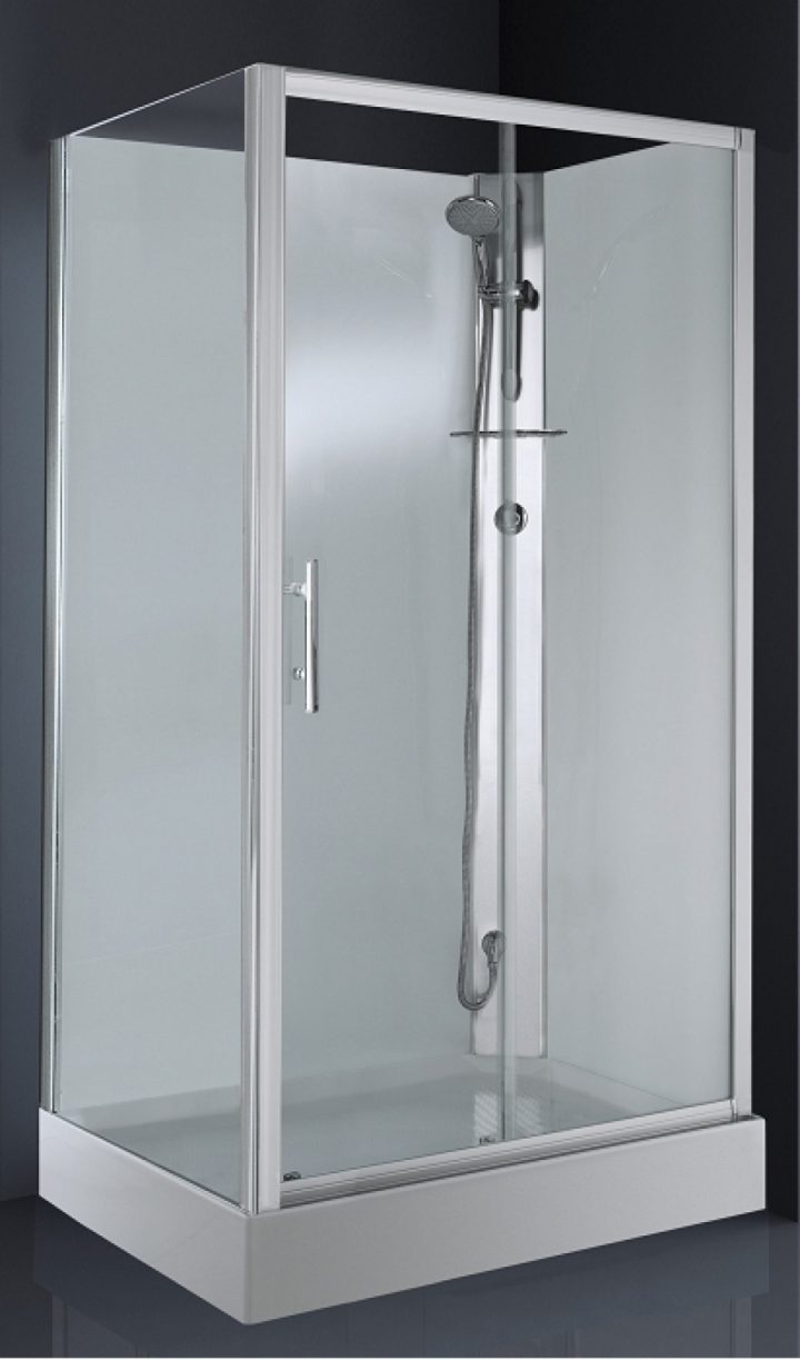 Cabine De Douche Carat 120X80 Cm Thermostatique – Alutrade intérieur Douche 120X80