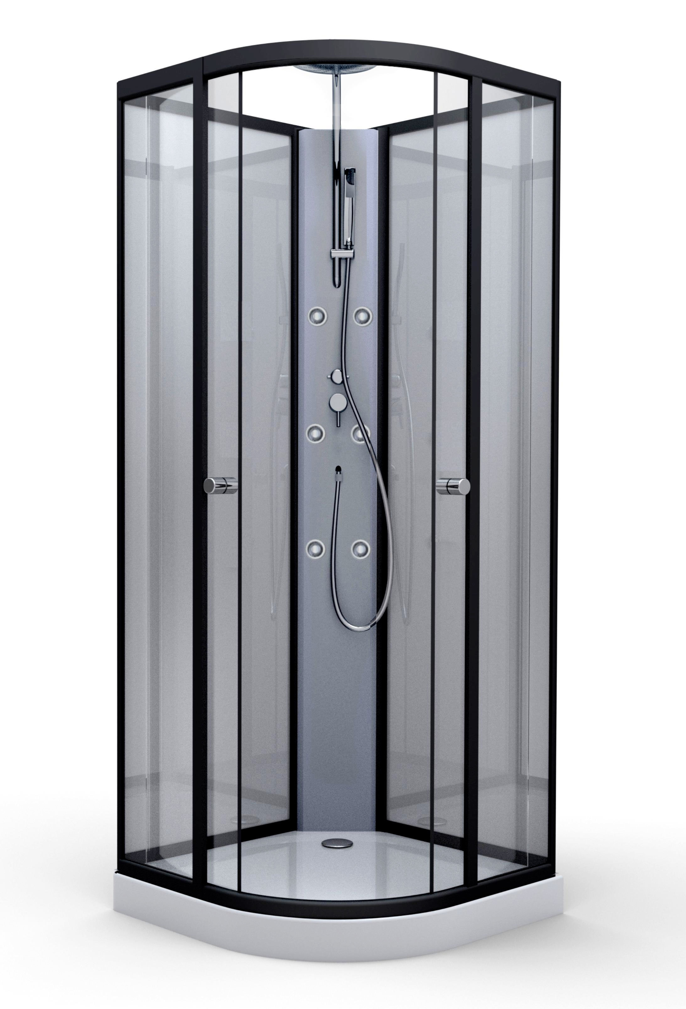 Cabine De Douche Carlton 85 X 85 X 225 Cm Aurlane - Mr.bricolage encequiconcerne Cabine De Douche 85X85