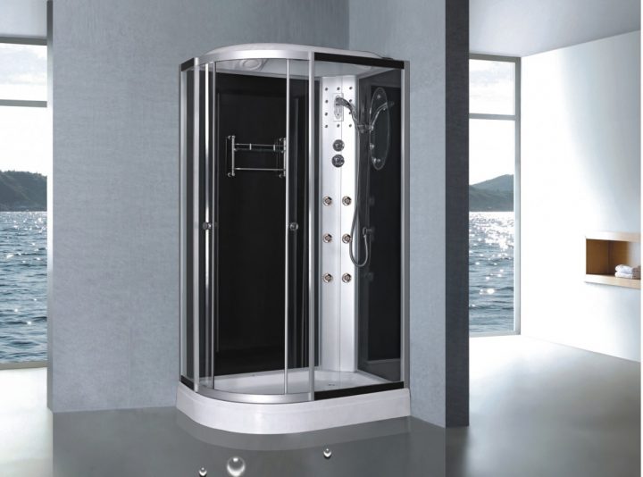 Cabine De Douche Complète Sanifun Lucilla 120 X 80. À serapportantà Cabine De Douche Complete