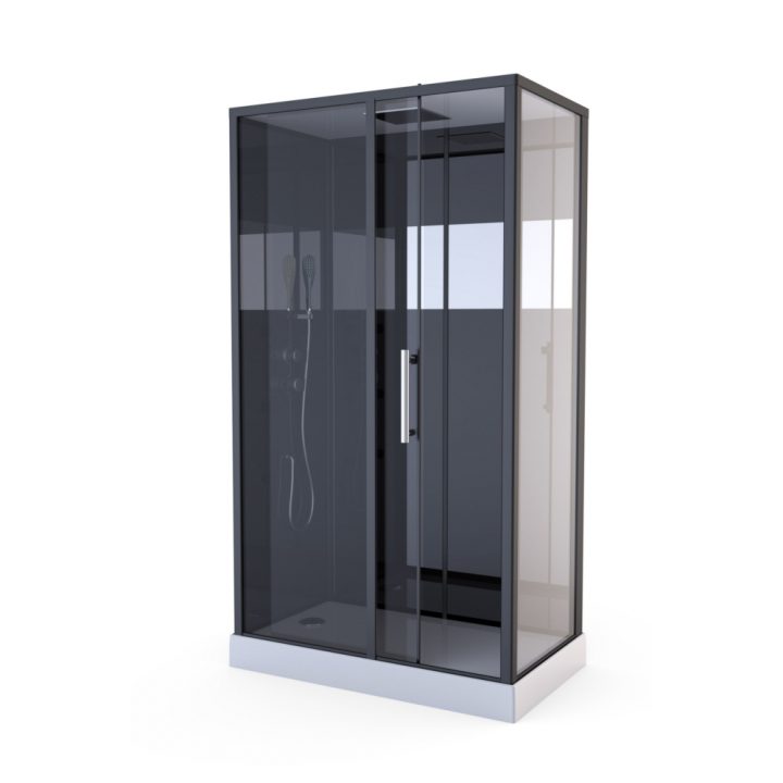 Cabine De Douche Mirror Rectangulaire concernant Cabine De Douche Bricorama