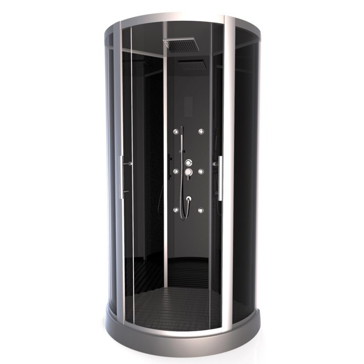 Cabine De Douche Premium Round à Cabine De Douche Bricorama