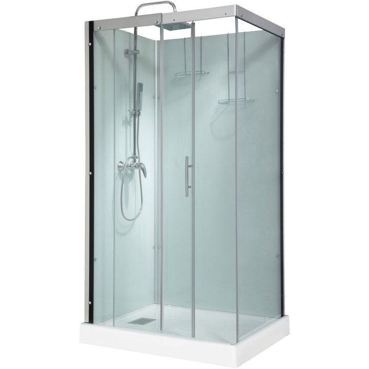 Cabine De Douche Rectangulaire 110X80 Cm, Thalaglass 2 destiné Cabine De Douche 110X80