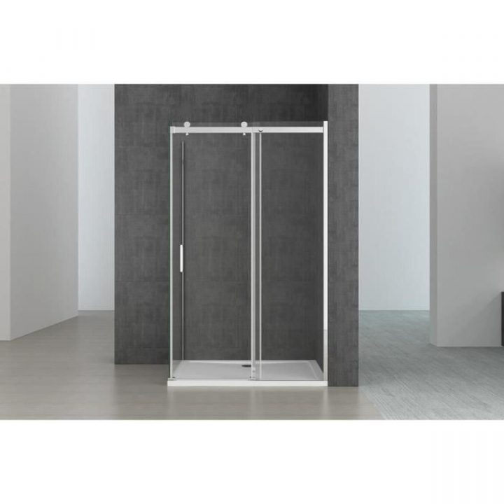 Cabine De Douche Rectangulaire Avec Porte Coulissante 75X105 Sogood  Ravenna17 Paroi De Douche Avec Porte Glissante Transparent Na195 tout Cabine De Douche 80X120