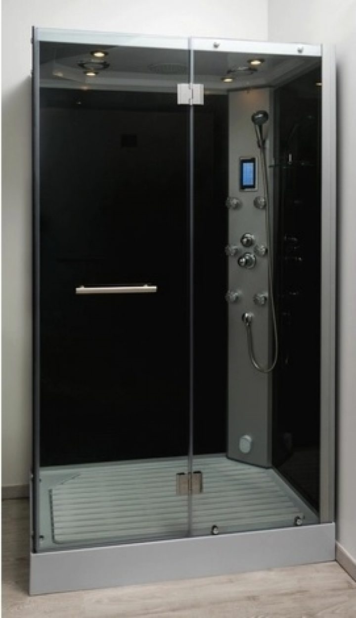 Cabine De Douche Rectangulaire Hammam Fiza 80X120 Cm à Cabine De Douche 80X120