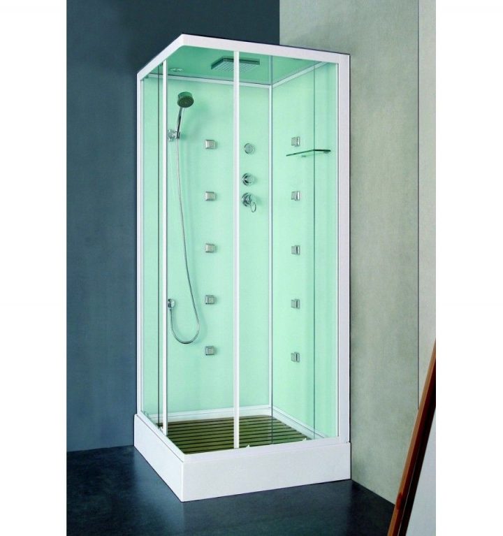 Cabine De Douche Sines, 80*80/90*90/100*100Cm | Douche intérieur Cabine De Douche Lapeyre