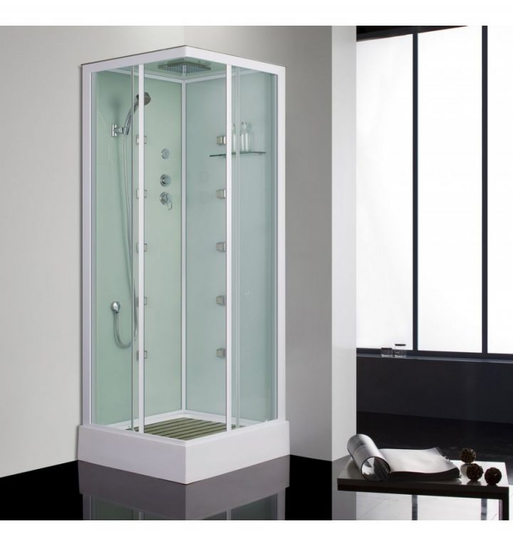 Cabine De Douche Sines – Cabine De Douche Design – Mobilier serapportantà Cabine De Douche 100X100