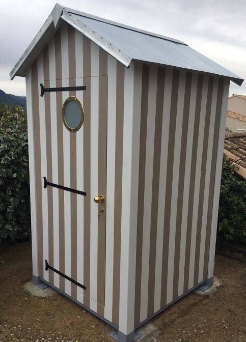 Cabine De Plage En Bois De Qualité Française tout Cabine De Plage En Bois En Kit