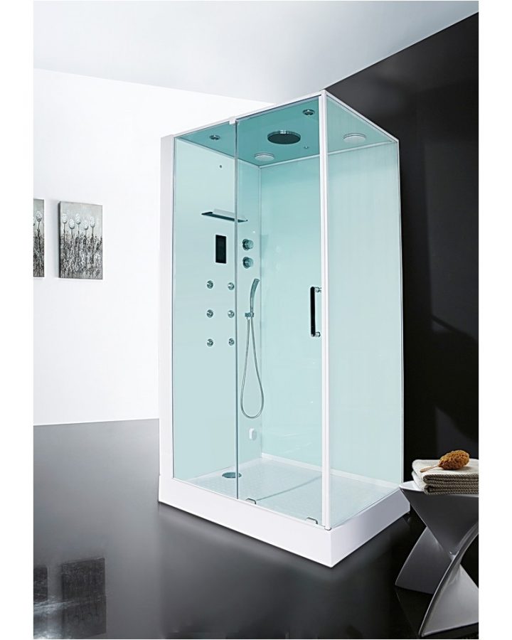 Cabine Douche Hammam Monza Multifonction 2 Places Pas Cher Luxe 120 X 90 X  220 Cm dedans Cabine De Douche Pas Chere