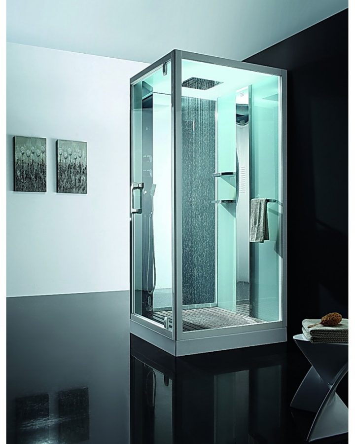 Cabine Douche Hammam Pas Cher Focus Design Luxe 100 X 100 X 220 Cm encequiconcerne Cabine De Douche Pas Chere