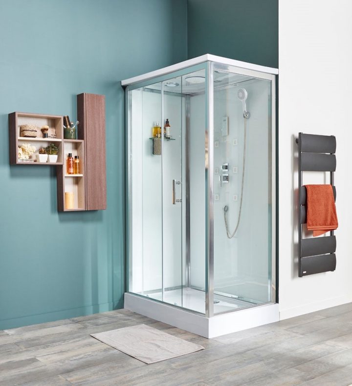 Cabine "hyna" 120 X 80 X 215 Cm serapportantà Cabine De Douche Bricoman