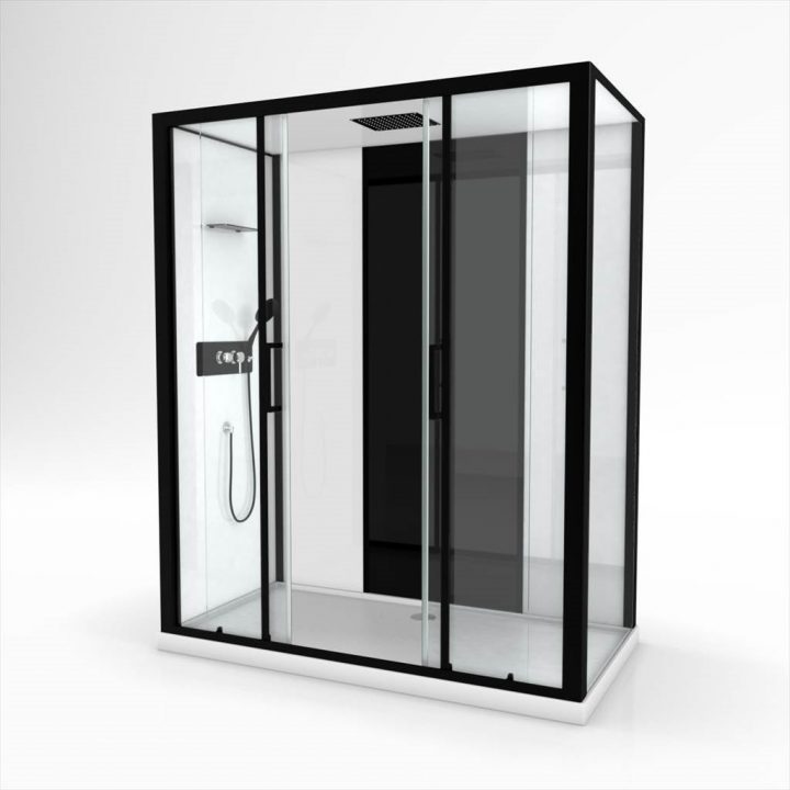 Cabine Loft Receveur Bas 170X90X220Cm | Bricoman avec Cabine De Douche Sans Silicone