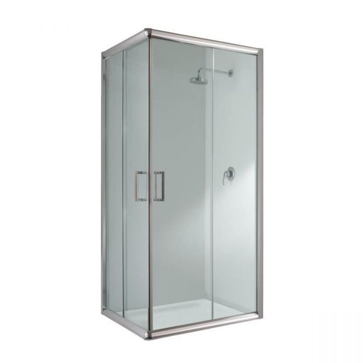 Cabine Paroi Douche 75X90 H198 Transparent 6Mm Mod. Alabama pour Cabine De Douche 70X120