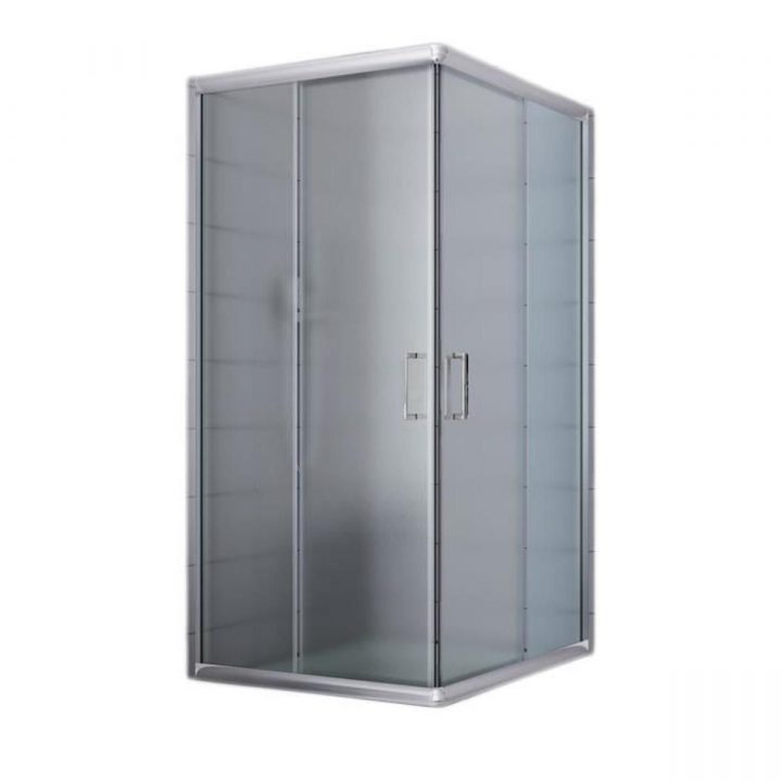 Cabine Paroi Douche 80X100 H185 Opaque 6Mm Mod. Alabama encequiconcerne Cabine De Douche 80X100