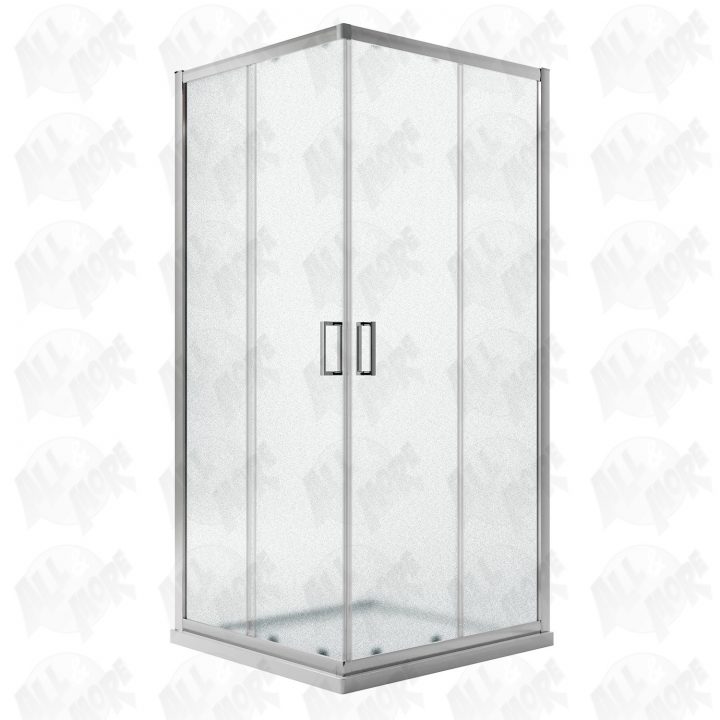 Cabine Paroi Douche 80X100 H185 Opaque 6Mm Mod. Ready serapportantà Cabine De Douche 80X100