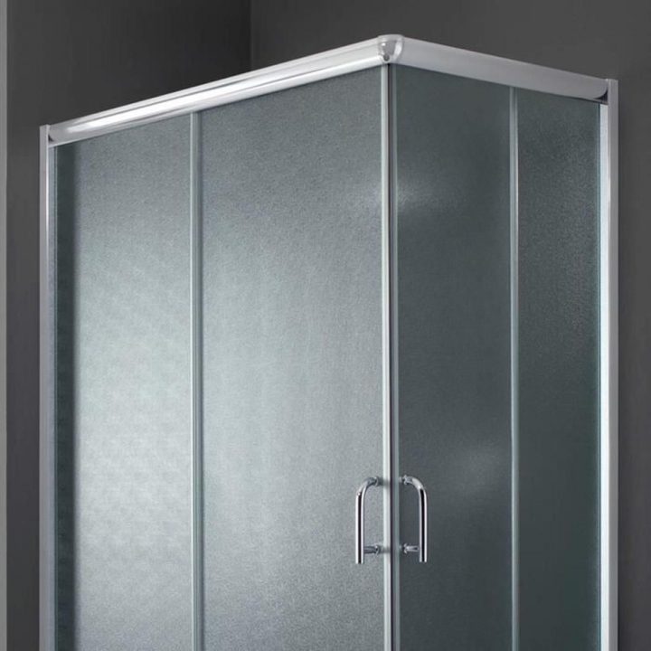 Cabine Paroi Douche 80X120 H198 Opaque 6Mm Mod. Alabama intérieur Cabine De Douche 80X120