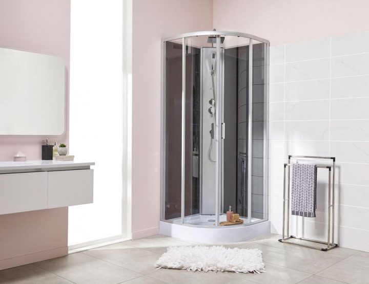 Cabine "pepper" destiné Cabine De Douche Bricoman