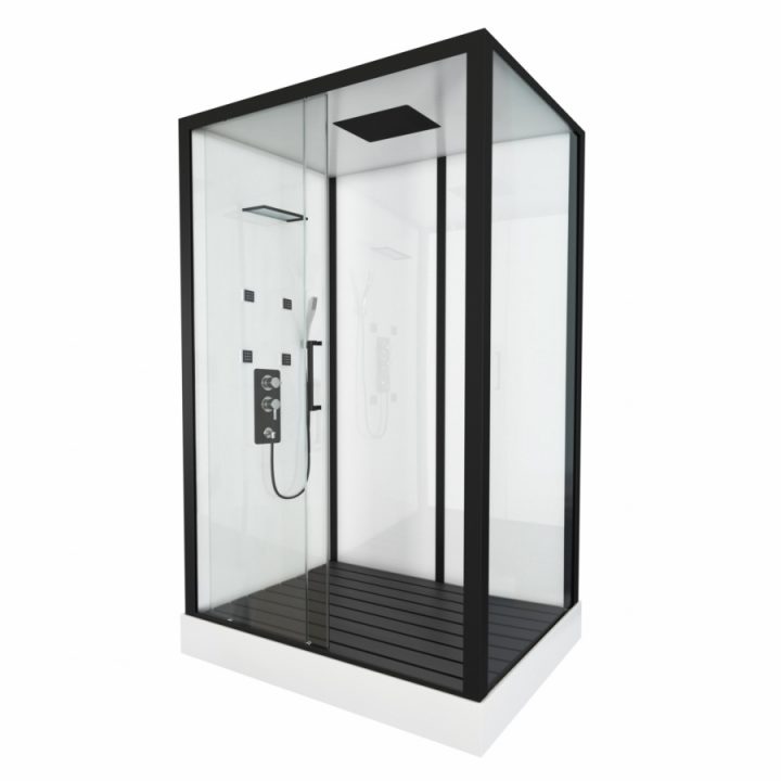 Cabine Rectangulaire Street 90X115 Cm à Cabine De Douche Avec Siege