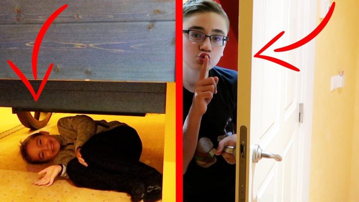 Cache-Cache Dans Une Chambre D'hôtel Géante ! destiné Camera Cachee Chambre