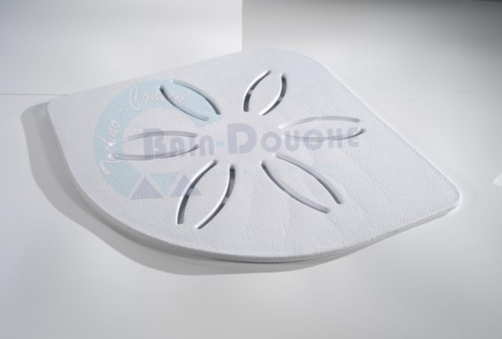 Caillebotis 1/4 De Cercle En Eva Pour Cabine Ou Receveur De Douche. Etanche  À L’Eau. Antibacterien Et Atoxique avec Caillebotis Pour Douche