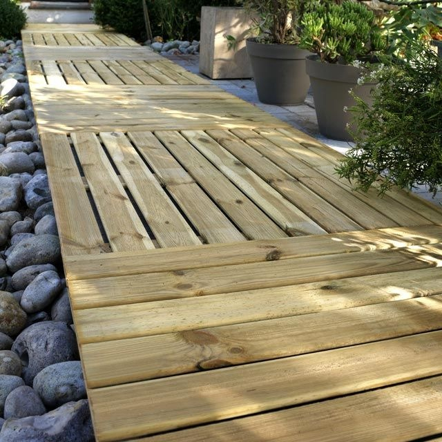 Caillebotis Terrasse Bois Castorama – Veranda-Styledevie.fr avec Kit Terrasse Composite Pas Cher