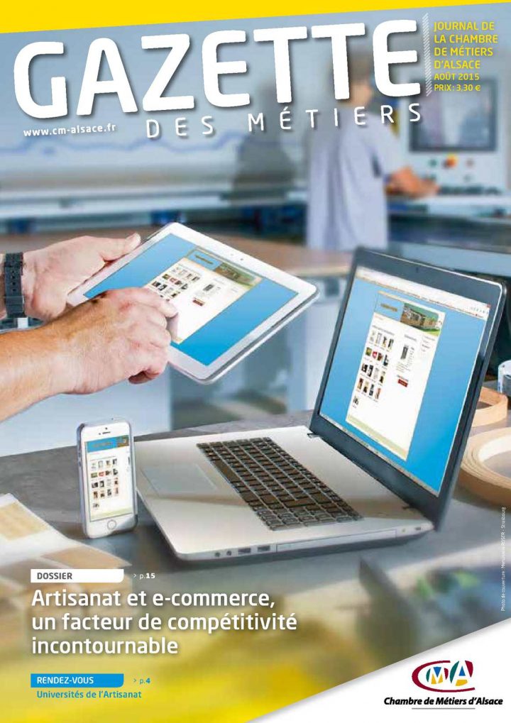 Calaméo – Gazette Des Métiers – Aout 2015 pour Chambre Des Métiers Colmar