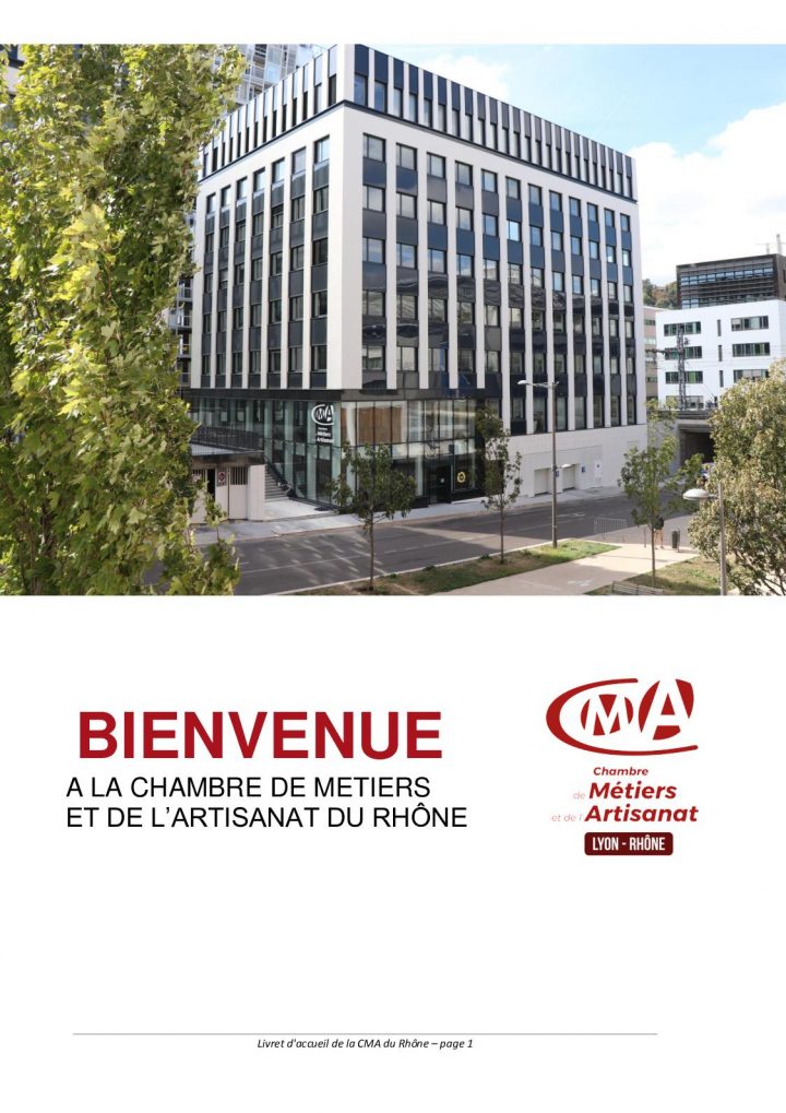 Calaméo – Livret Accueil Collaborateurs Cma Du Rhône concernant Chambre Des Métiers Lyon