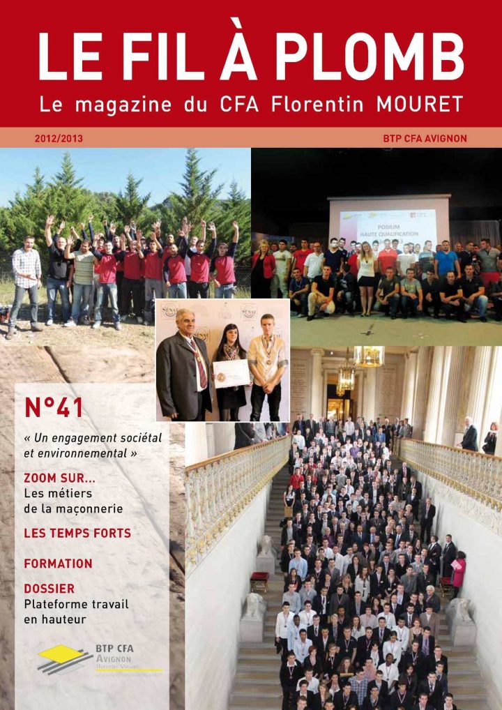 Calaméo – Magazine Filaplomb De Btp Cfa Avignon Florentin destiné Cfa Chambre Des Métiers Avignon
